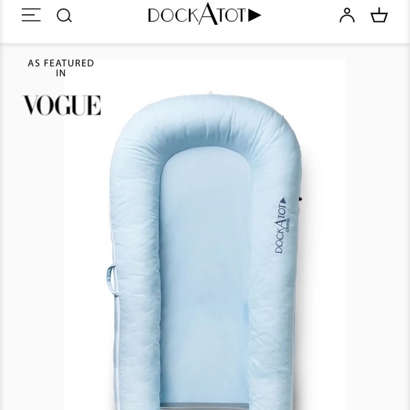 Celeste blue toddler dockatot new it’s $275 this one is used - Picture 1 of 2